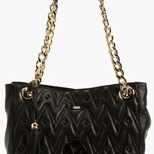 Valentino by Mario Valentino Luisa Diamond Quilted Leather Shoulder Bag